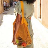 SHOPPER TRAFORATA IN COTONE ORGANICO